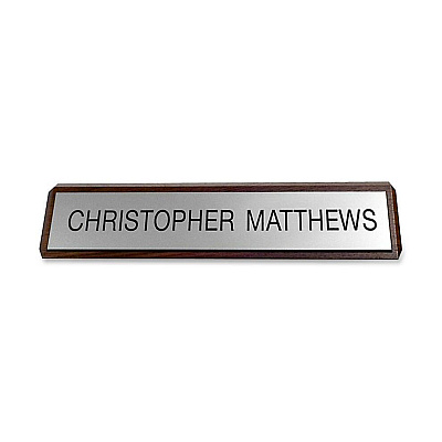 Xstamper Xecutives Plastic Name Plates On Wood (K81)