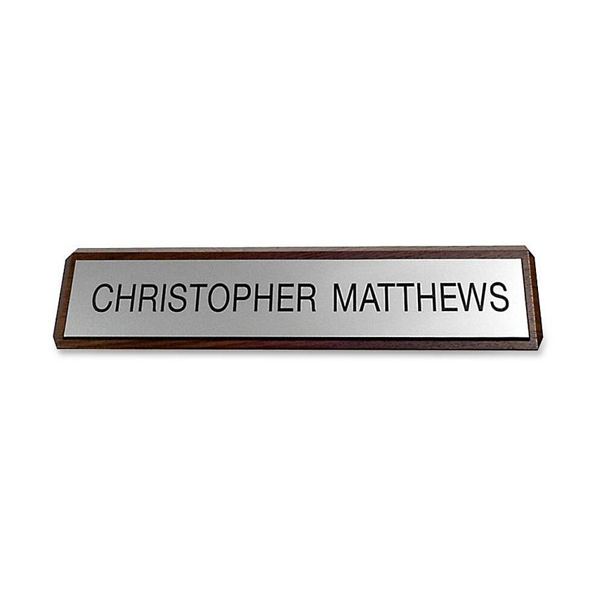 Xstamper Xecutives Plastic Name Plates On Wood (K81)