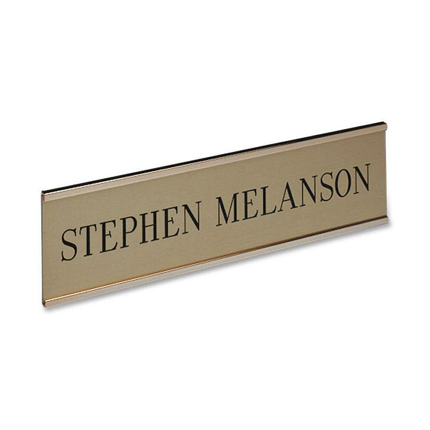 Xstamper Framed Standard Aluminum Wall Sign (W30)