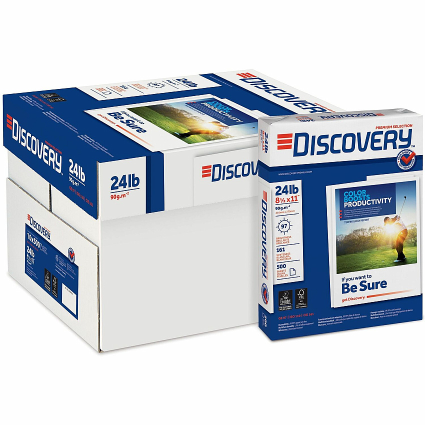 Discovery Premium Multipurpose Paper - Anti-Jam - White (SNA22028)