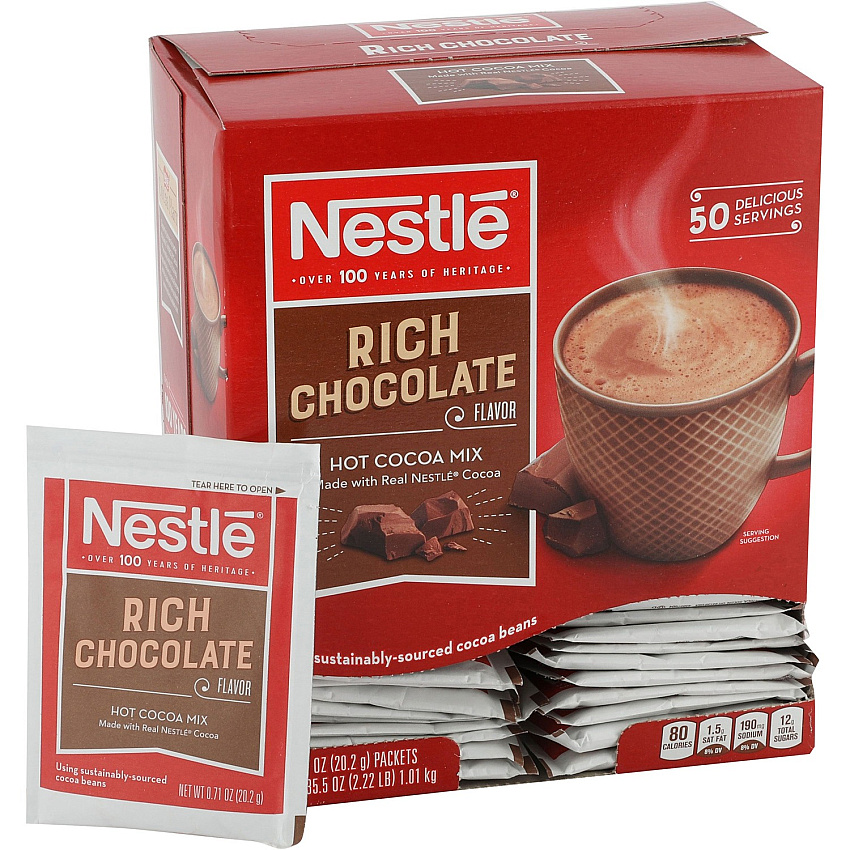 Nestle Rich Chocolate Single-Serve Hot Cocoa Packets (NES25485)