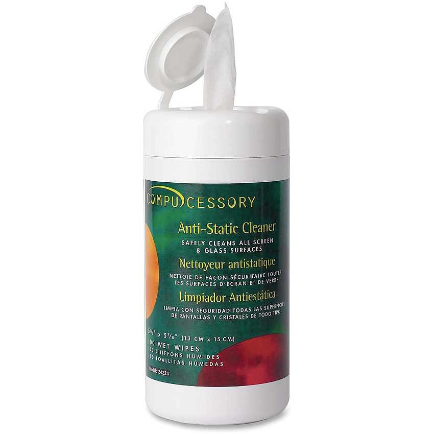 Compucessory Anti-Static Cleaning Wipe (CCS24224)