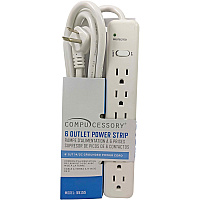 Compucessory 6-Outlet Power Strips (CCS55155)