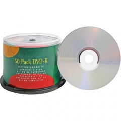 Compucessory DVD Recordable Media - DVD-R - 16x - 4.70 GB - 50 Pack (35557)