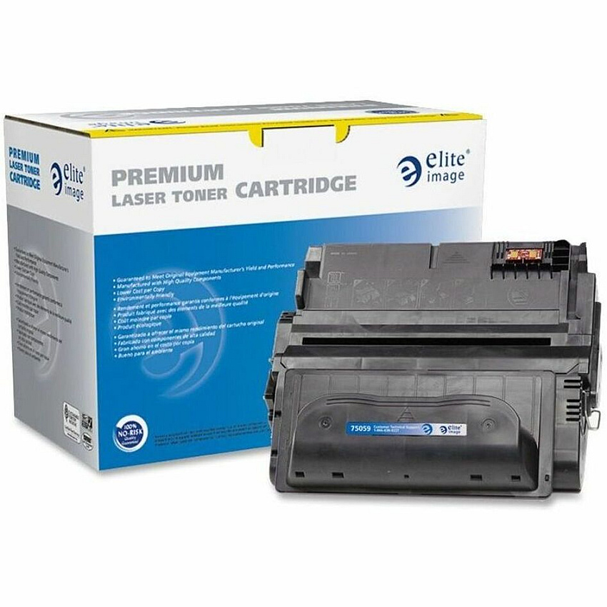 Elite Image Remanufactured Laser Toner Cartridge - Alternative for HP 38A (Q1338A) - Black - 1 Each (ELI75059)