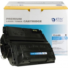 Elite Image Remanufactured Laser Toner Cartridge - Alternative for HP 42A (Q5942A) - Black - 1 Each (75109)