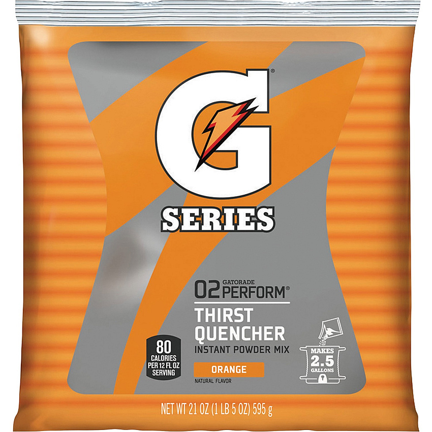 Gatorade Orange Thirst Quencher Powder Mix (QKR03970)