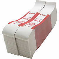 Sparco White Kraft ABA Bill Straps (SPRBS500WK)