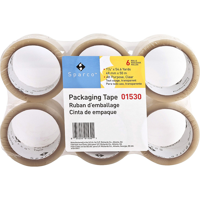 Sparco Transparent Hot-melt Tape (SPR01530)