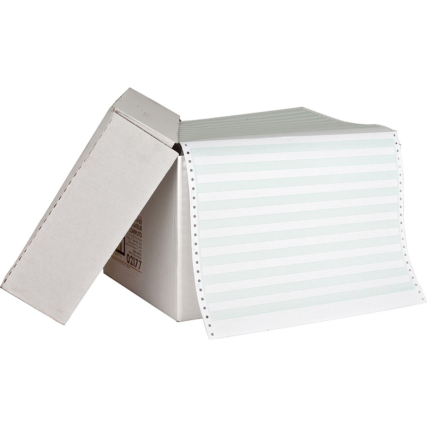 Sparco Continous-form 1/2" Green Bar Computer Paper (SPR02177)