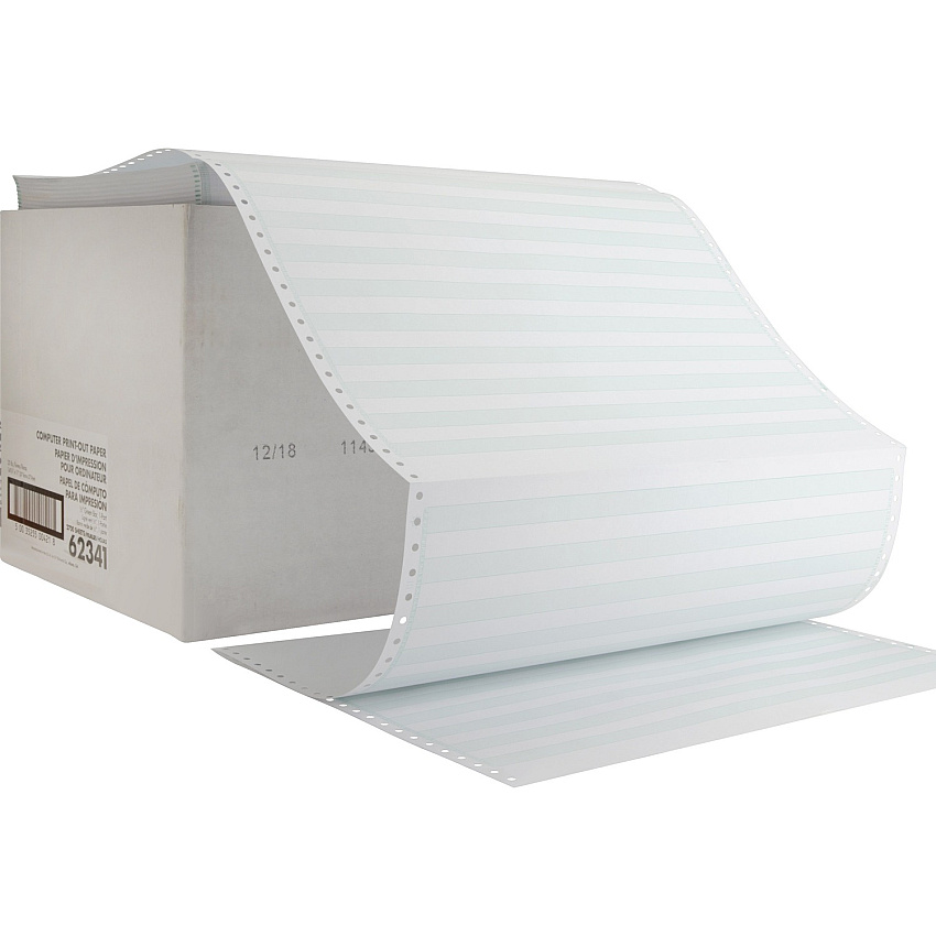 Sparco Continous-form 1/2" Green Bar Computer Paper (SPR62341)