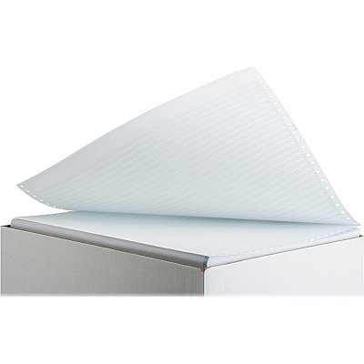 Sparco 1-part 1/6" Green Bar Computer Paper (SPR63541)