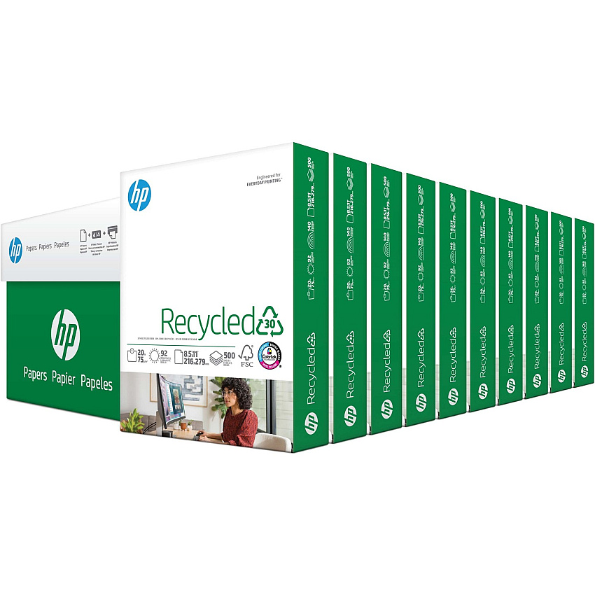HP Recycled30 Paper - White (HEW112100)