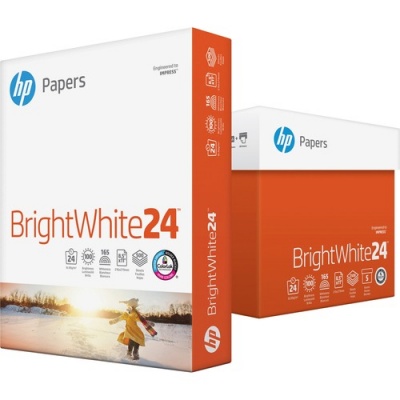 HP BrightWhite24 Office Paper - White (203000)