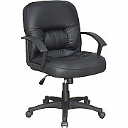 Lorell Tufted Managerial Mid-Back Office Chair (LLR60115)