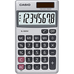 Casio SL300 8-Digit Handheld Calculator (CSOSL300SV)