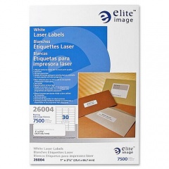 Elite Image White Mailing/Address Laser Labels (26004)