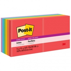 Post-it Super Sticky Notes - Playful Primaries Color Collection (65412SSAN)