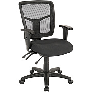 Lorell ErgoMesh Series Managerial Mesh Mid-Back Chair (LLR86201)