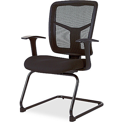 Lorell ErgoMesh Series Mesh Back Guest Chair with Arms (LLR86202)