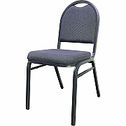 Lorell Round-Back Upholstered Stack Chairs (LLR62514)