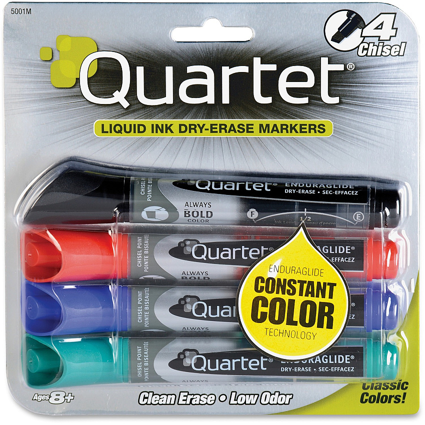 Quartet EnduraGlide Dry-Erase Markers (QRT5001M)