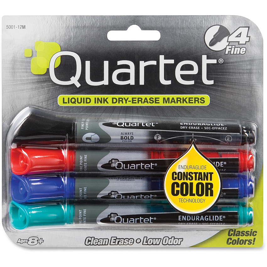Quartet EnduraGlide Dry-Erase Markers (QRT500110M)