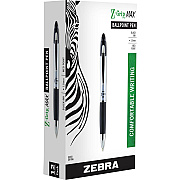 Zebra Z-grip Max Retractable Ballpoint Pens (ZEB22410)