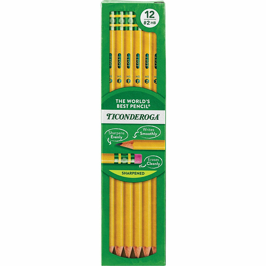 Ticonderoga Pre-Sharpened No. 2 Pencils (DIX13806)