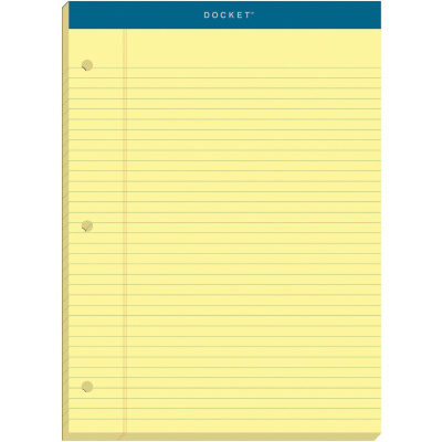 TOPS Double Docket Rigid Back Legal Pads (63383)