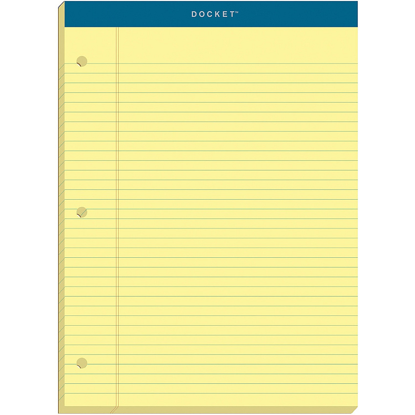 TOPS Double Docket Rigid Back Legal Pads (TOP63383)