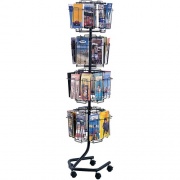 Safco Rotary Wire Brochure Display Stand (4128CH)