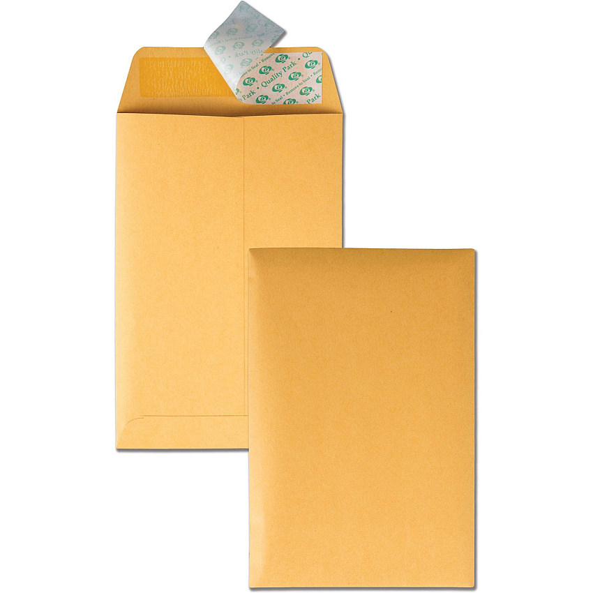 Quality Park 6 x 9 Catalog Mailing Envelopes with Redi-Strip Self-Seal Closure (QUA44162)