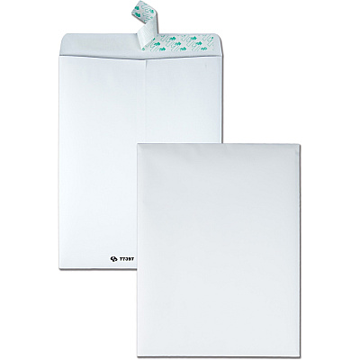 Quality Park 10 x 13 Tech-no-Tear Paper Out Catalog Envelopes with Self-Sealing Closure (QUA77397)