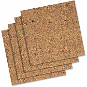 Quartet Frameless Modular Natural Cork Tiles (QRT102Q)