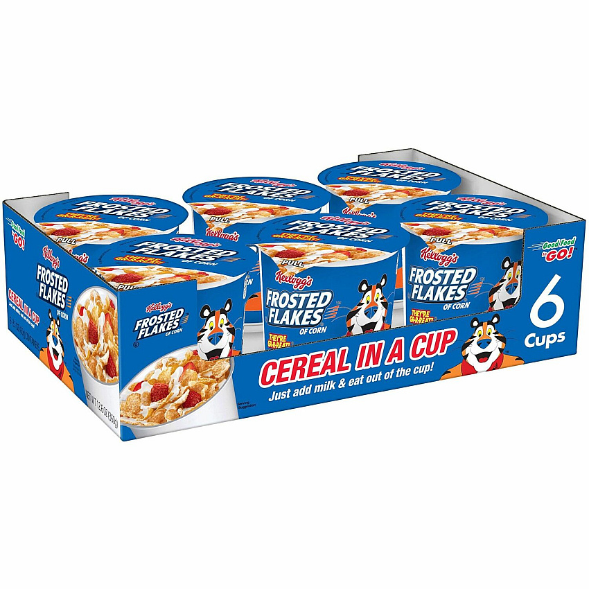 Kellogg's Frosted Flakes Cereal-in-a-Cup (KEB01468)