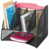 Safco Onyx Mesh Corner Organizer (SAF3261BL)