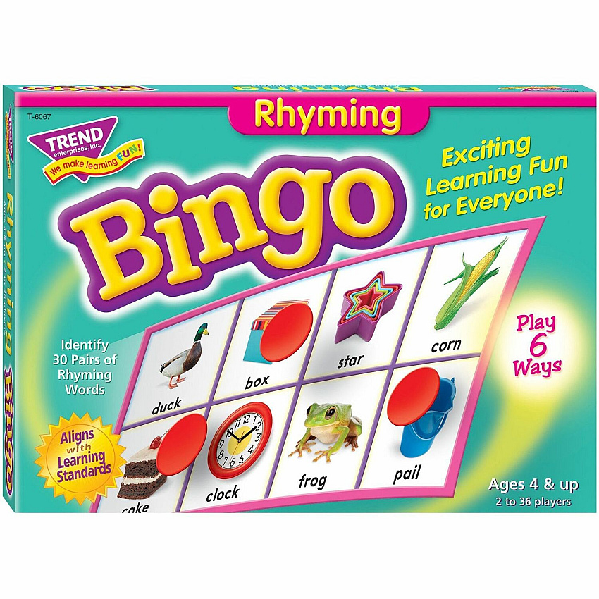 TREND Rhyming Bingo Game (TEPT6067)