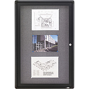 Quartet Enclosed Bulletin Board (QRT2363L)