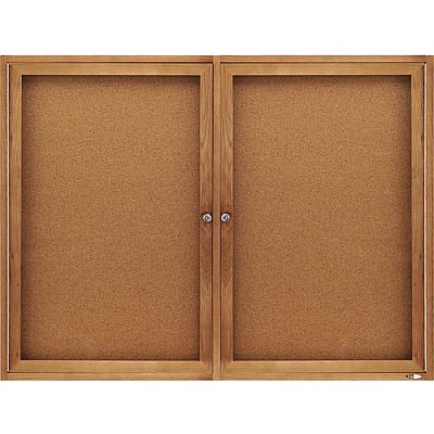 Quartet Enclosed Bulletin Board for Indoor Use (QRT364)