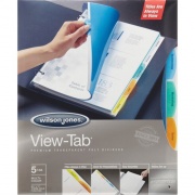 Wilson Jones View-Tab 5-Tab Transparent Dividers (55065)