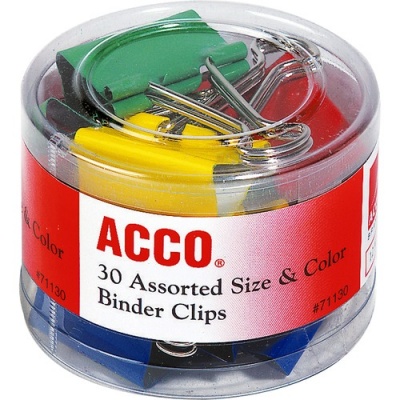 ACCO Assorted Size Binder Clips (A7071130)