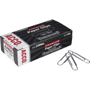 ACCO Premium Jumbo Non-Skid Paper Clips (72510)