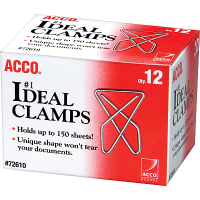 ACCO Ideal Paper Clamps (ACC72610)