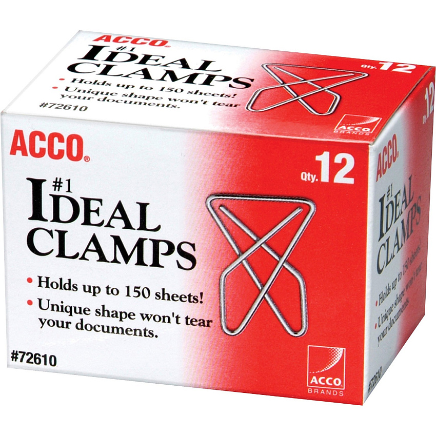 ACCO Ideal Paper Clamps (ACC72610)