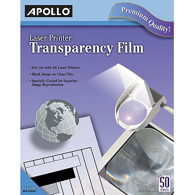 Apollo Laser Printer Transparency Film (APOCG7060)