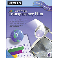 Apollo Color Laser Printer Transparency Film (APOCG7070)