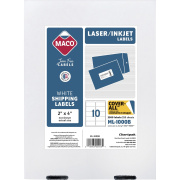 MACO White Laser/Ink Jet Shipping Label (ML1000B)