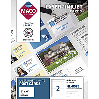 MACO Micro-perforated Laser/Ink Jet Post Cards (MACML8575)