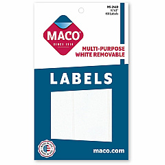 MACO White Multi-Purpose Labels (MACMS2448)